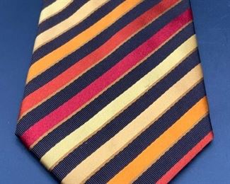 DORMEUIL PARIS 100% Silk Striped Tie
