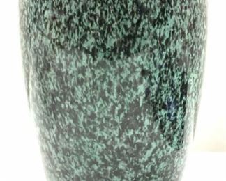 Thick Walled Spatter Art Glass Vase
