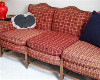 Vintage Checkered Sofa
