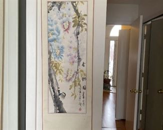 Antique scroll painting