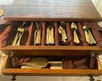 Westmorland John & Priscilla sterling silver flatware set