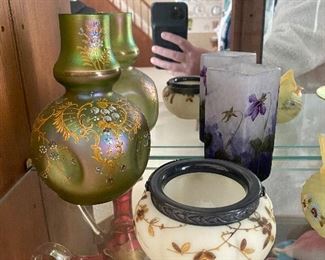 Mt Washington glassware, Loetz glassware