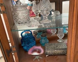 wonderful assortment of glassware