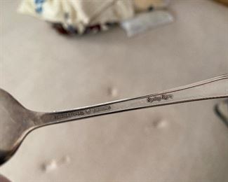 Sterling silver flatware —Spring Glory—place setting for 8