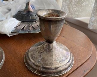 Sterling candlestick