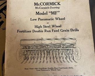 McCormick Model MF owner's manual