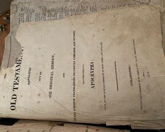 Antique bible 1819