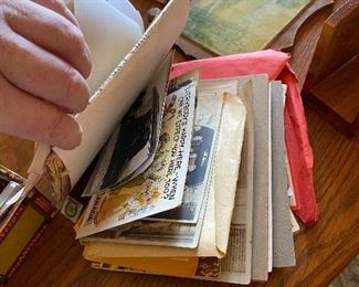 assorted photos/postcards