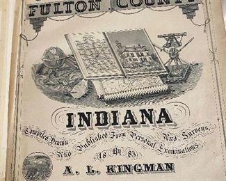 Fulton County, Indiana Illustrated Historical Atlas 1883