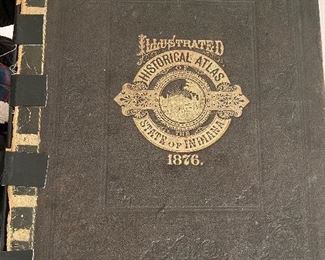 State of Indiana Illustrated Atlas 1907