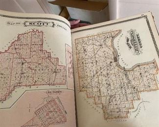 State of Indiana Illustrated Atlas 1907