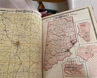 State of Indiana Illustrated Atlas 1907