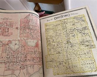 State of Indiana Illustrated Atlas 1907