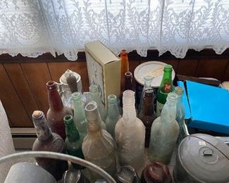 assorted old bottles