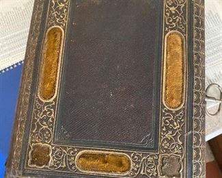 Antique photo album