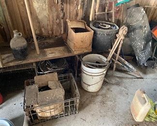 garage/barn items—will post more photos as we dig and organize