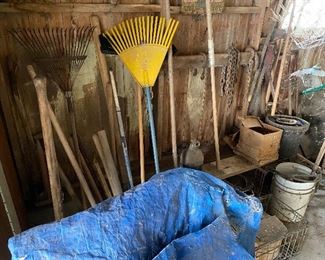 garage/barn items—will post more photos as we dig and organize
