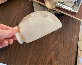 milk glass lamp shade