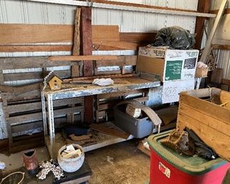 garage/barn items—will post more photos as we dig and organize
