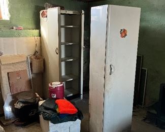 metal cabinets