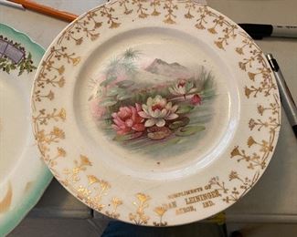 Advertising plate—Dan Leininger, Akron, IN