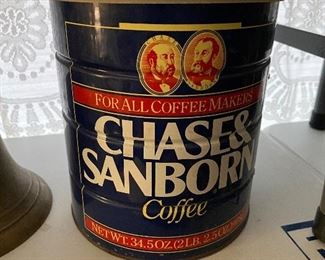 Chase & Sanborn tin (misprinted version)