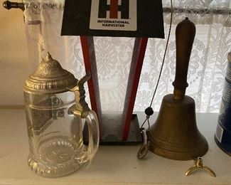 IH bird feeder, school bell