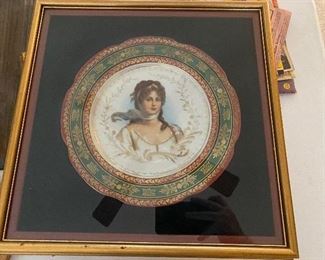 Framed plate