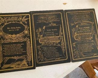 antique death announcements