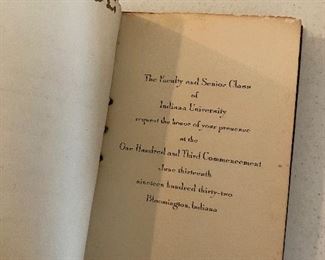 1932 Indiana University graduates