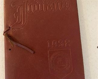Indiana University 1932 graduates booklet