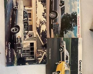 GMC 1970s booklets