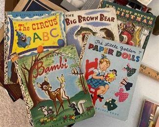 Assorted vintage children's books