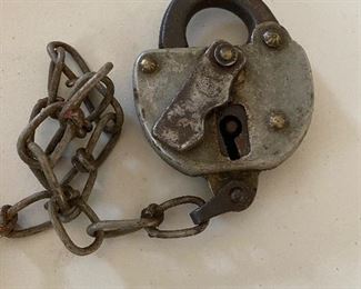 vintage padlock