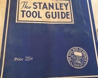 The Stanley tool Guide catalog
