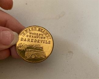 E Ward Beam's World Famous Daredevils token