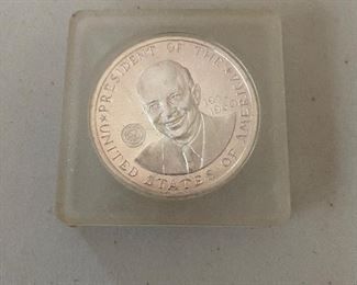 Franklin Mint Dwight Eisenhower coin
