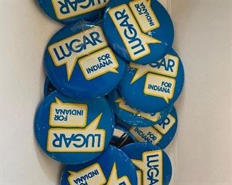 Richard Lugar campaign buttons