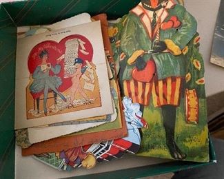 Assorted vintage valentines