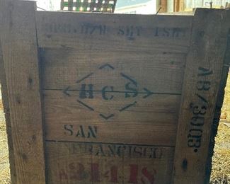 Nice old shipping crate 
