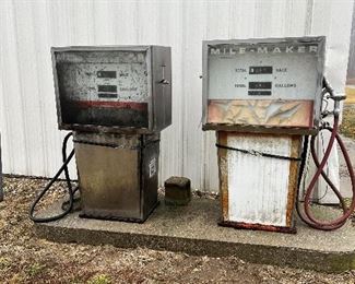 Vintage Mile Maker Gas Pumps, ( additional info to come!)
