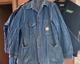 Vintage denim/jean jacket coat. Bartel Perfection is the brand. Made in Richmond, IN
