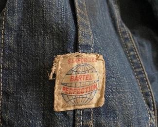 denim coat. Bartel Perfection is the brand. Made in Richmond, IN