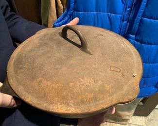 Griswold skillet with lid cast iron
