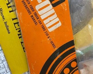 1970 Ford Truck 100 booklet