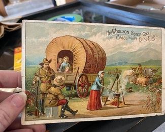 Lion Coffee Woolson Spice trading card advertising