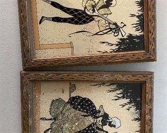 Reliance Butterfly Wing Effect Silhouette framed pictures artwork