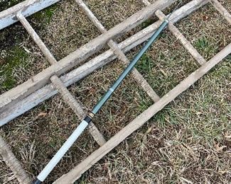 Telescopic fiberglass canepole