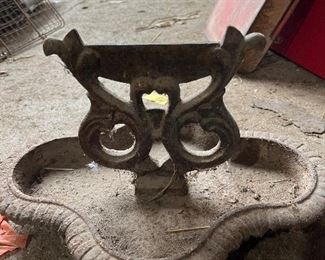 Antique cast iron boot scraper 