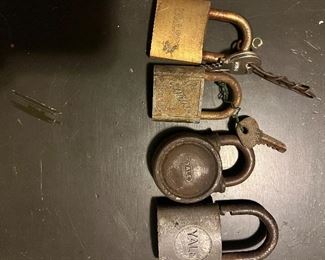 Old Yale, Slaymaker, & Walsco padlocks